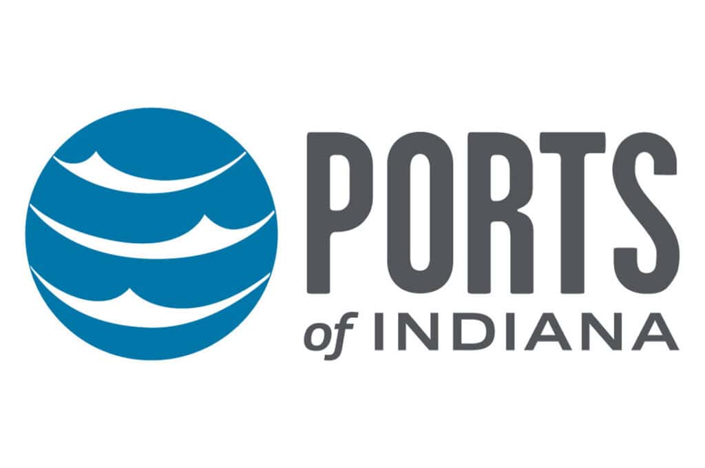 Port of Indiana insignia/company name.