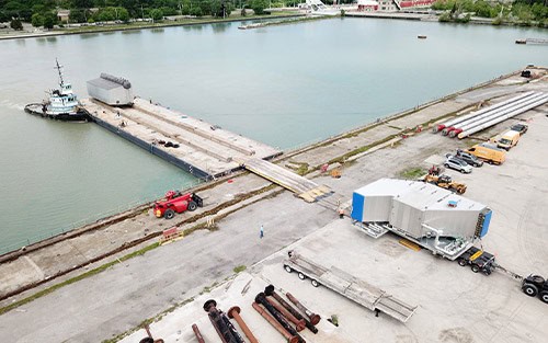 Picture of ship on Great Lakes – St. Lawrence Seaway