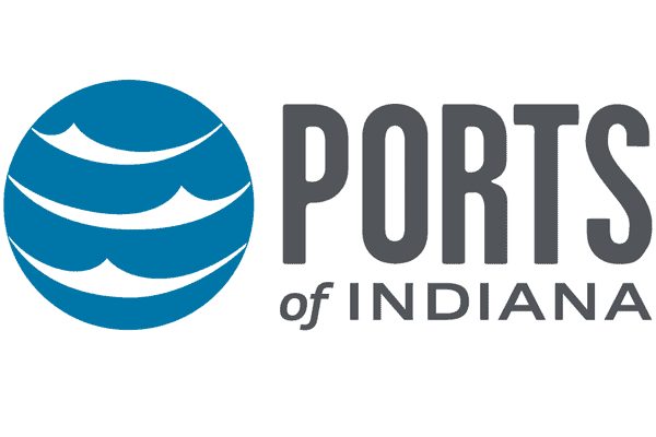 Port of Indiana insignia/company name.