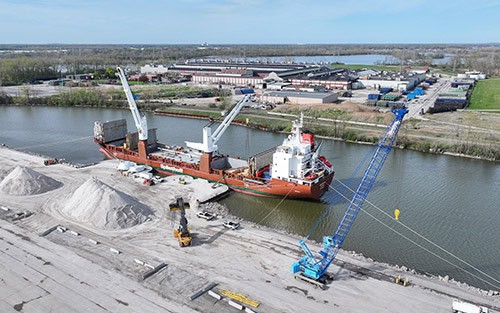 View of Port operations